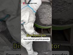 مشاهده‌ی نمایشی دستگاه تولید گلوله‌های بستر گربه با پلت‌ساز خودکار پان/دیسک