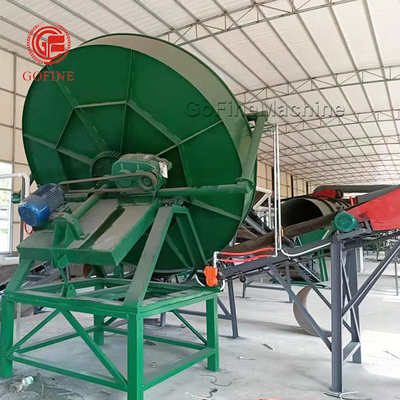 3-5T / H ظرفیت دیسک Granulator کود تولید خط با تولید دانه
