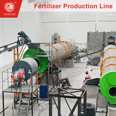 1 تن/ساعت NPK Granulator Organic Fertilizer Production Line کارخانه تولید ترکیبات