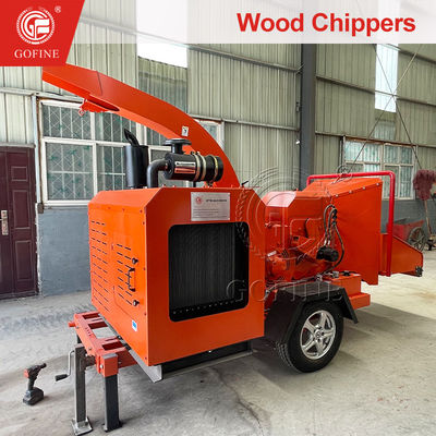 برق شروع قابل حمل چوب شیپر چوب بیوماس Shredder