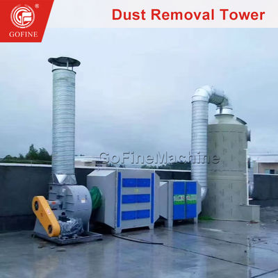 برج اسکرابر مرطوب شستشوی عمودی جریان آب صنعتی