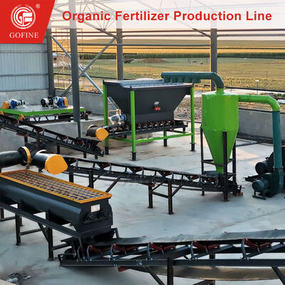 Brazil Potassium Humate Processing line Organic Compost Powder Compost Making Machine