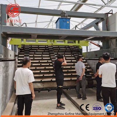 دستگاه چرخش شمع Forklift Fermentation Bed Q235 25KW