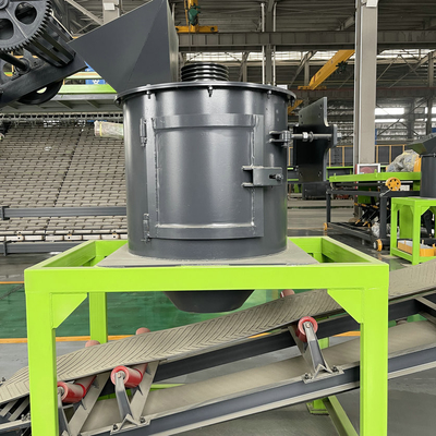 دستگاه پردازش کود عمودی 1-5 T/H 60 میلی متری 11 کیلووات سنگ شکن زنجیره ای تک شفت